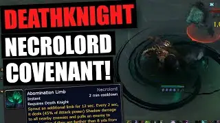 👻NECROLORD: Surprising Damage Abomination Limb | DEATHKNIGHT COVENANT ABILITIES SHADOWLANDS ALPHA