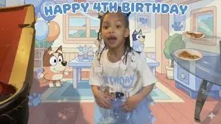 4 YEARS OLD AND LOVING BLUEY: A Birthday Party to Remember!