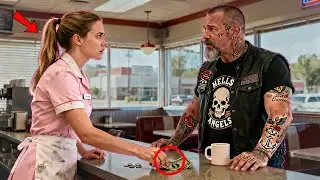 Waitress Paid Biker's Bill With Her Last Dollar — Hours Later, 150 Hells Angels Surrounded The Diner