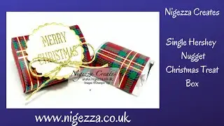 Single Hershey Nugget Christmas Treat Box