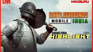B.G.M.I Live Tournament Final First Mach  Highlights 🤳 Day1