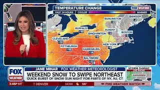 Weekend storm could punch Northeast with a quick burst of snow