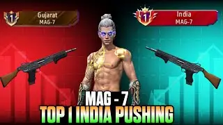 Pushing Top 1 In Shotgun Mag 7 | Free Fire Solo Rank Pushing With Tips And Tricks