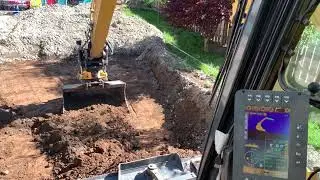 Tilt Rotater Idigbest automatically digging a pool