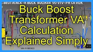 Buck Boost Transformer VA Calculation Explained Simply