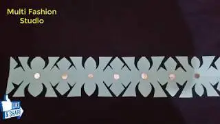 Latest Applic Border Design / Applique tutorial