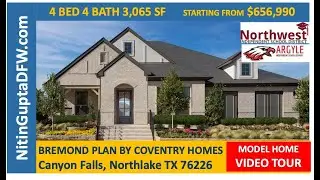 DESIGN 2878 Bremond&nbsp; Plan By Coventry Homes in Canyon Falls in Northlake, TX | New Home Video Tour
