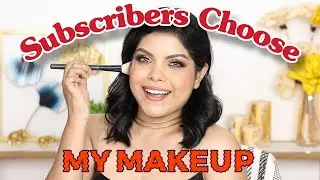 SUBSCRIBERS CHOOSE MY MAKEUP CHALLENGE | SOHINI CHANDA