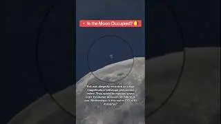 🛸 UFOs Spotted on the Moon 🌖 Allegedly recorded on a high magnification telescope #moon #nasa #uap