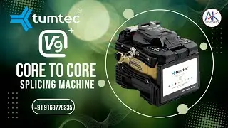 TUMTEC V9+ II AK TELECOM II TUMTEC II #opticalfiber #splicingmachine #ftth #telecom #temtec