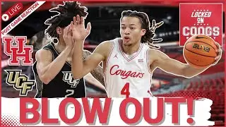STATEMENT! Coogs BULLY UCF on the Glass in Big 12 BATTLE! LEAD by Flemings & Cenac! LIVE Post Game