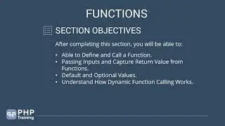 Functions in PHP