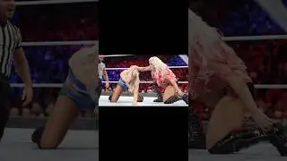 Charlotte Flair Stabs Alexa Bliss in the Back - Chaos #Shorts #SmackDown #CharlotteFlair #AlexaBliss
