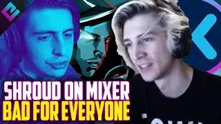 xQc Says Shroud Lost All His Potential Going to Mixer