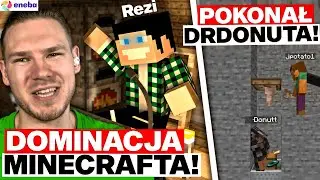 JAK POLAK POKONAŁ DRDONUTA!? (REZI ZNOWU W MINECRAFT NA MODACH, DREAM MANHUNT, APPLAS)