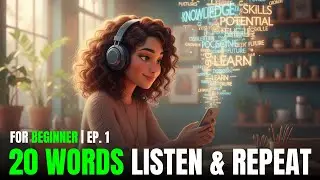 Oxford 5000 English | For Beginners | Ep.1 | 20 Words with Sentences