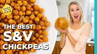 CRISPY SALT AND VINEGAR CHICKPEAS | High PROTEIN SNACK | Addicting Healthy Delicious