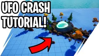 UFO CRASH Tutorial! - Fortnite Creative