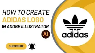 How to create Adidas logo in Adobe illustrator