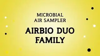 TRIO BAS&trade;   MICROBIAL AIR SAMPLER AIRBIO DUO FAMILY