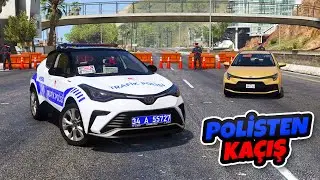 👮‍♂️ Toyota Ailesi Arabalar İle Polisten Kaçıyoruz 🚓 GTA 5