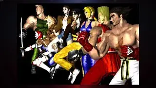 [철권1] 모든 캐릭터 엔딩 모음 / Tekken 1 All Character ED