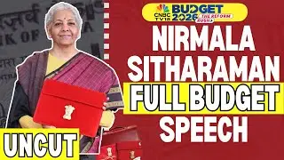 2026 BUDGET FULL SPEECH | Nirmala Sitharaman Announces Date For New Income Tax Ac & STT Hikes On F&O