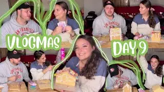 MAKING A GINGERBREAD HOUSE WITH MY FIANCE + Q&A