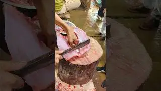 Giant Katla Carp Fish Cutting Skills In Fish Market #shorts