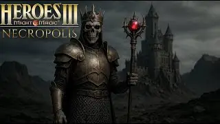 Heroes of Might and Magic 3. Necropolis. AI Generated.