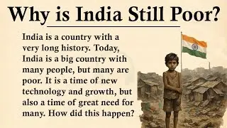 Why is India Still Poor? || 🟠⚪🟢Learn English Through Story Level 3 || Graded Reader 🎧