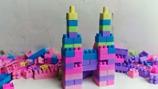 Insanely Satisfying ASMR LEGO Twin Towers Build | Relaxing Toy Construction