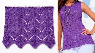 Very Easy Knitting Stitch 🧶 Perfect for Elegant & Delicate Women&rsquo;s Knits | Knitting by Heart💜