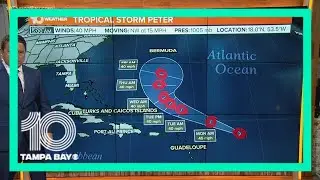 NHC: Tropical Storm Peter becomes the sixteenth named storm of season