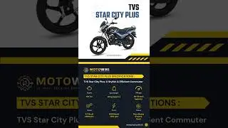 TVS Star City Plus: Best Mileage & Features | Full Review  #fuelefficientbikes  #commuterbike