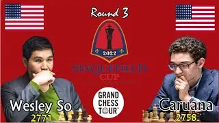 So vs. Caruana - Marathon Endgame (Petroff Def, Millennium Attack).II SINQUEFIELD CUP 2022 R3.
