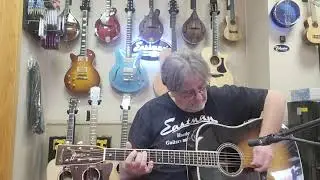 Eastman E40D-SB sound demo. Left Handed