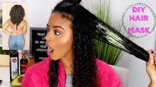 #MaskMonday The BEST DIY Hair Mask for Hair Growth, Protein & Moisture!