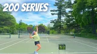 1 HOUR SERVE PRACTICE [Junior Tennis]