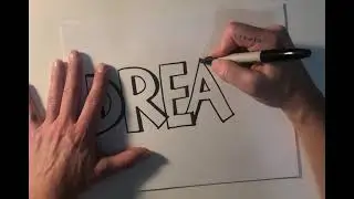 Let&rsquo;s draw out the word &ldquo;DREAM&rdquo;