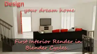 First Interior Render in Blender Cycles…