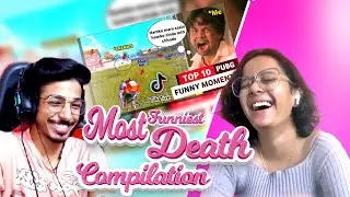 REACTING ON MY FUNNIEST PUBG DEATH COMPILATION Ft.@miniissue01