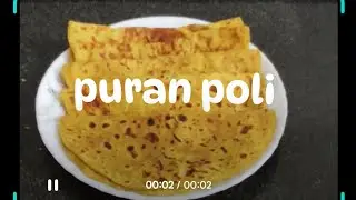 #Puran poli recipe 💞#easypuranpolirecipy#tastyfood