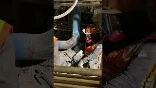 Customer from #Utah Using WISDOM lamps on the job site underground in harsh conditions.