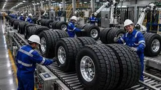 Inside a High-Tech Tyre Factory | Full Trailer Tyre Manufacturing Process You've Never Seen Before