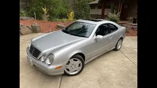 2001 Mercedes-Benz CLK55 AMG Coupe in Brilliant Silver Metallic