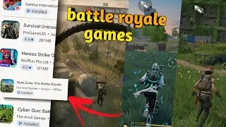  I tried Offline Battle Royale games 100MB