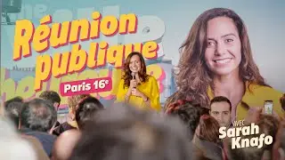 Réunion Publique de Sarah Knafo : Je suis aussi candidate à la mairie de Paris 16e !