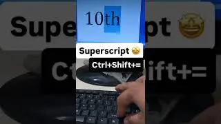 Superscript with number excel | EXCEL #exceltips #excel