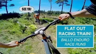 Гоночный поезд на пределе! // Ballo Enduro Race Runs 2018